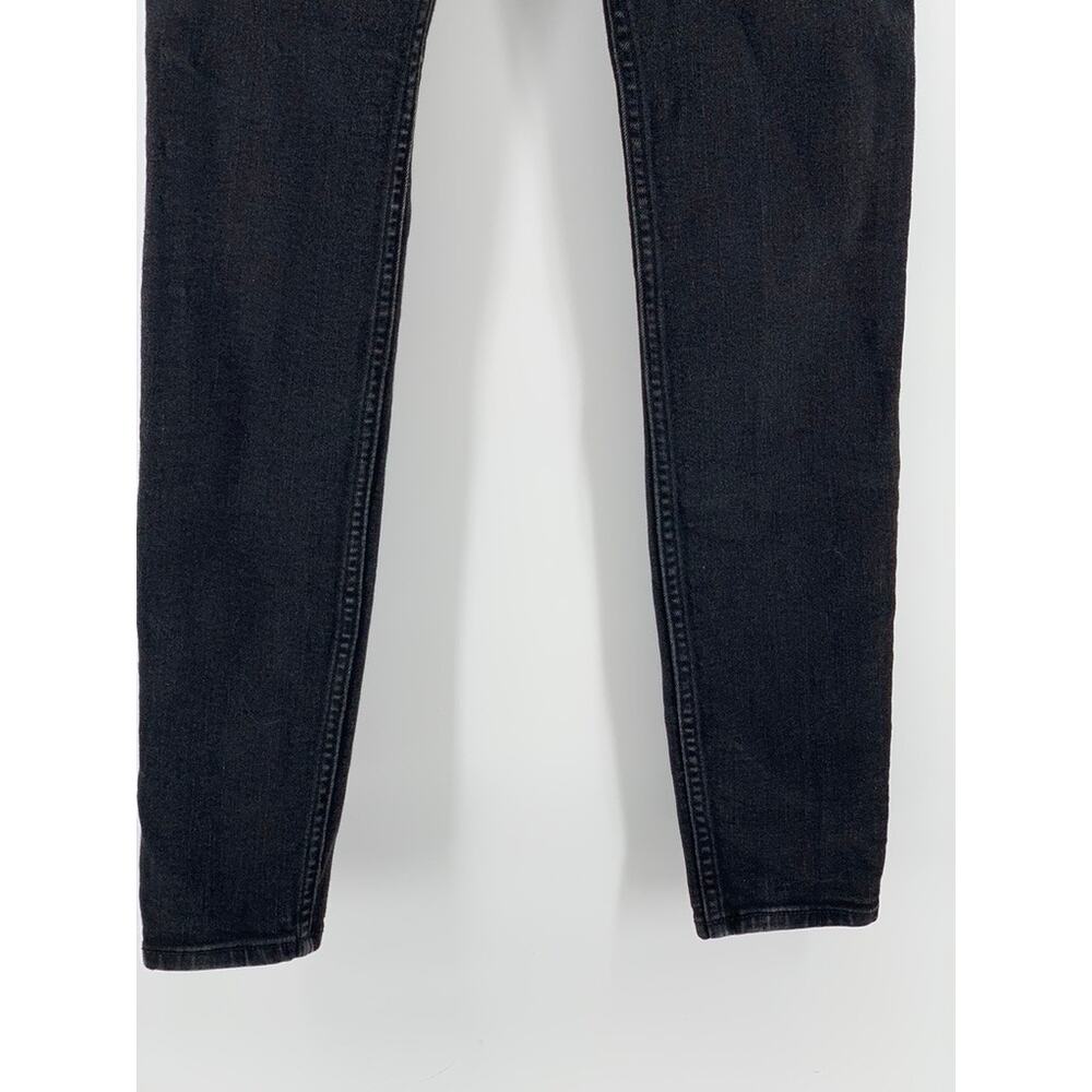 HOLLISTER Women's Black Mid-Rise Super Skinny Jeans SZ 25 - Picture 8 of 10